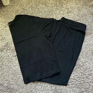 Excellent condition NUUDS Ribbed Pajama Set in Black XL